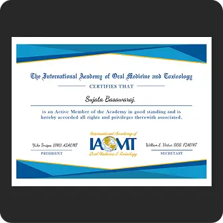 Biological/Holistic Dentistry Academy certification